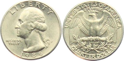 How much is a 1986 quarter worth - Feb 26, 2024 · 1986 Washington quarter value. The most pricey are specimens in an MS 67 grade, and collectors often buy them for $1,300 to $1,550. Sometimes, this price can be even higher, as it was with one beautiful 1986 P MS 67 Washington quarter. After offering it at Heritage Auctions in 2019, one owner got $2,880 for it. 